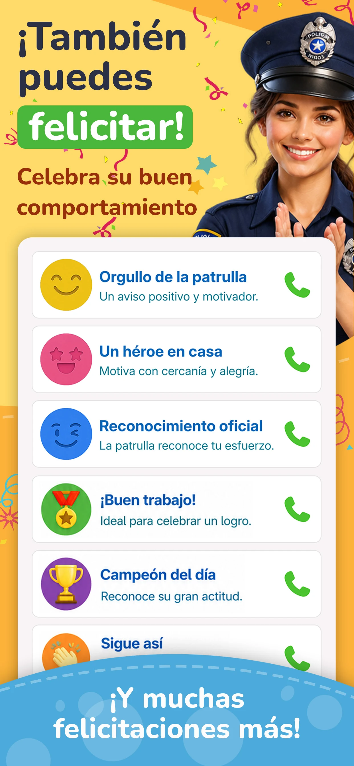Policía de niños: llamada screenshot
