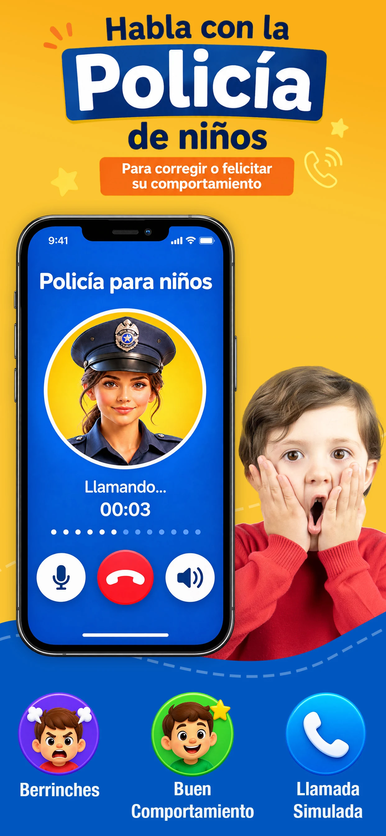 Policía de niños: llamada screenshot