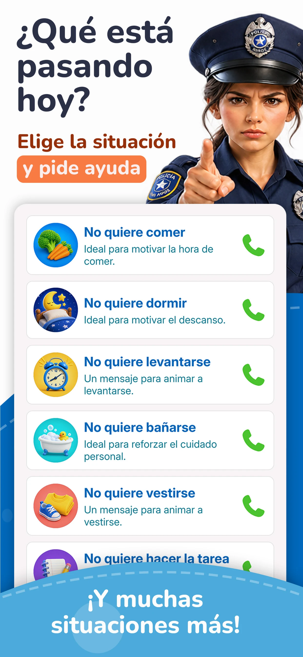 Policía de niños: llamada screenshot